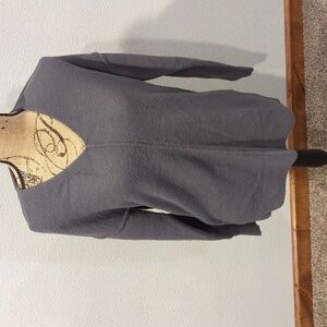 STYLUS Charcoal V-Neck Women's Sweater Size M